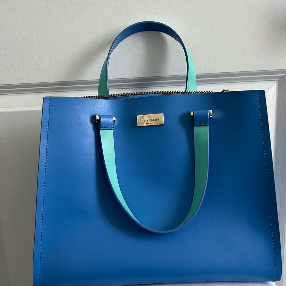 Kate Spade Blue Tote Bag